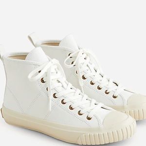 J Crew Converse Style high top shoes Sz 7.5